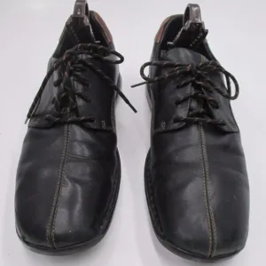 Cole Haan Black Leather Derby Shoes US 10M ﻿ ﻿