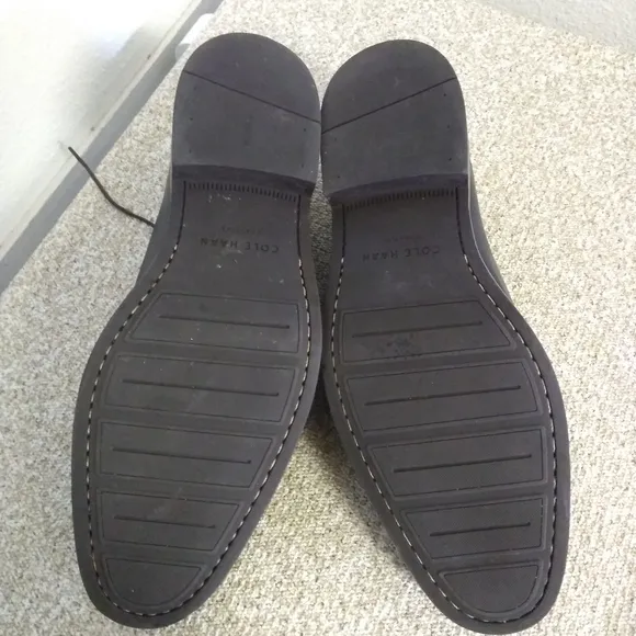 Cole Haan Black Leather Oxford Shoes