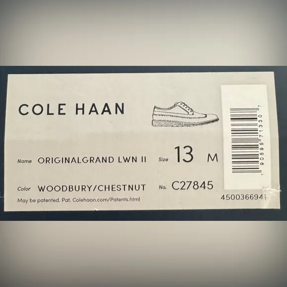 Cole Haan Brown Wingtip Oxford Shoes