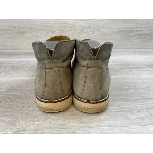 Cole Haan C13789 Men's US 10.5M Gray Distressed Suede Leather Ankle Chukka Boot