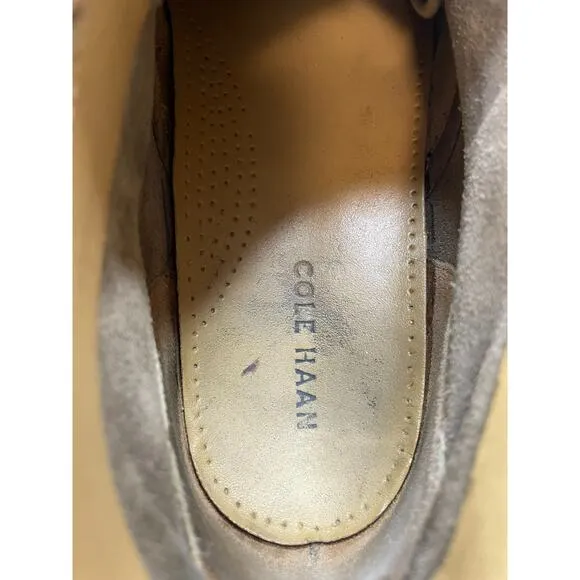 Cole Haan C13789 Men's US 10.5M Gray Distressed Suede Leather Ankle Chukka Boot