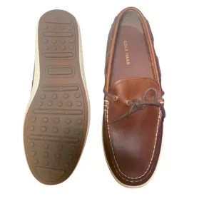 Cole Haan deck shoes boat shoes leather brown mens sz 12 Excellent!