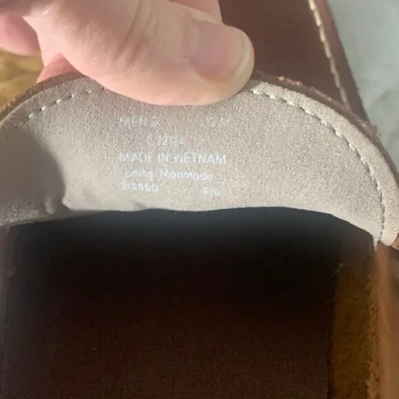Cole Haan deck shoes boat shoes leather brown mens sz 12 Excellent!