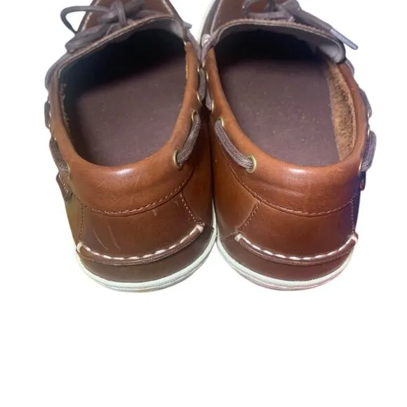 Cole Haan deck shoes boat shoes leather brown mens sz 12 Excellent!