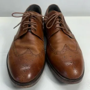 Cole Haan Grand Brown Leather Wingtip Oxford Shoes