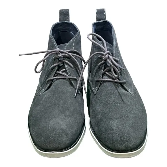 Cole HAAN Grand Evolution Chukka Grey Suede/Vapor Men’s Shoes Size 13M.