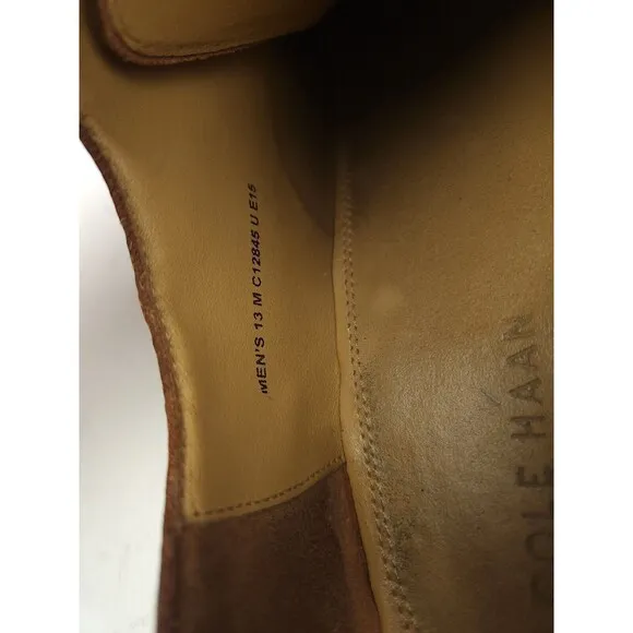 Cole Haan Grand OS Brown Leather Wingtip Lace Up Oxfords Shoes Men's 13 M