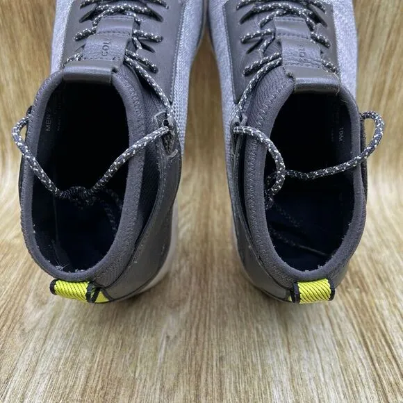 Cole Haan GrandMotion Mid Men's Size 10 M Sneakers‎ Grey Knit Shoes C30662