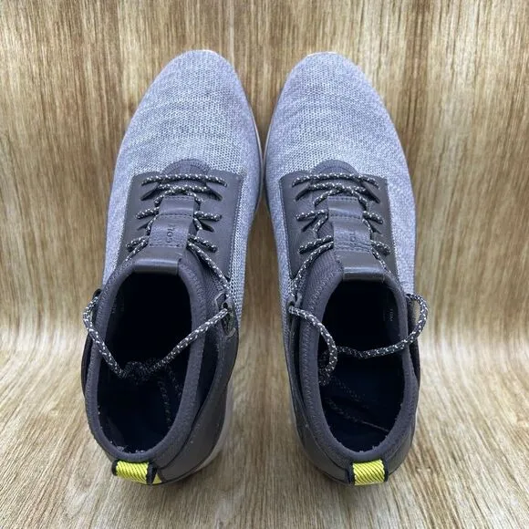 Cole Haan GrandMotion Mid Men's Size 10 M Sneakers‎ Grey Knit Shoes C30662