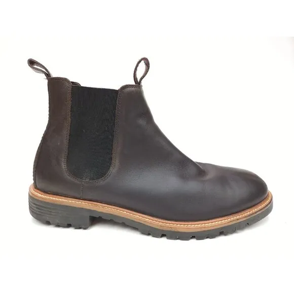 Cole Haan Grand.OS Mens Brown Leather Chelsea Ankle Boots Shoes Size 11 M
