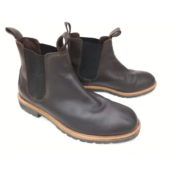 Cole Haan Grand.OS Mens Brown Leather Chelsea Ankle Boots Shoes Size 11 M