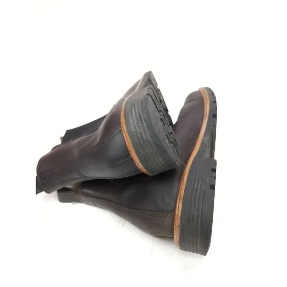 Cole Haan Grand.OS Mens Brown Leather Chelsea Ankle Boots Shoes Size 11 M