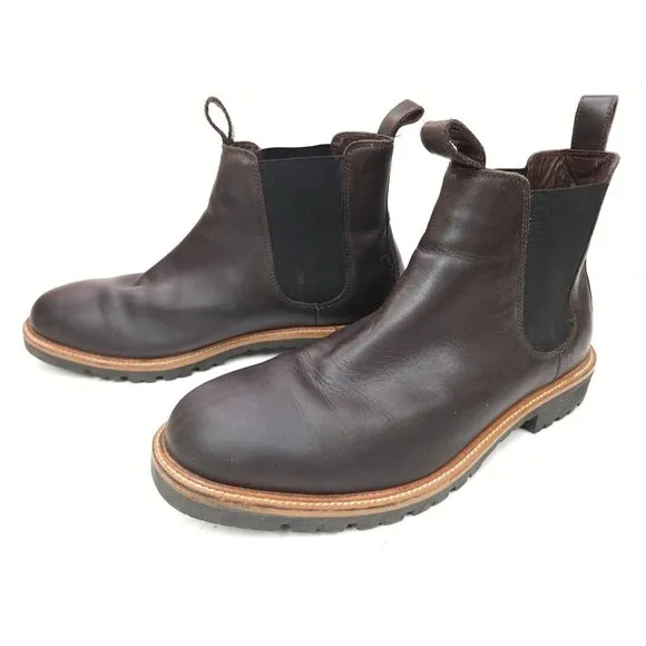 Cole Haan Grand.OS Mens Brown Leather Chelsea Ankle Boots Shoes Size 11 M