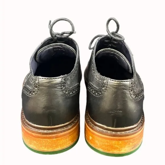 Cole Haan Men's Black Leather Wing Tip Shoes/Oxfords Sz 13M SKU 5288