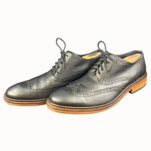 Cole Haan Men's Black Leather Wing Tip Shoes/Oxfords Sz 13M SKU 5288