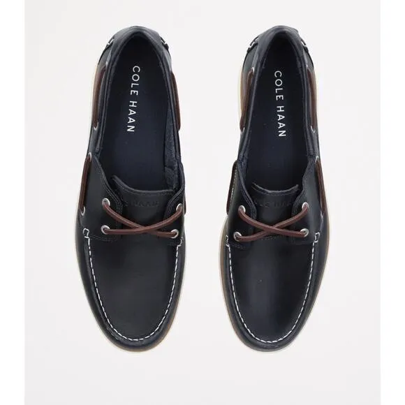 COLE HAAN Men's Grand Crosscourt Boat Shoes Navy Blazer C40391 Size 13M