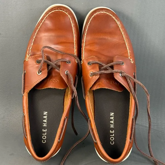 Cole Haan Mens GrandPro Windward Leather Boat Shoes men’s size 11