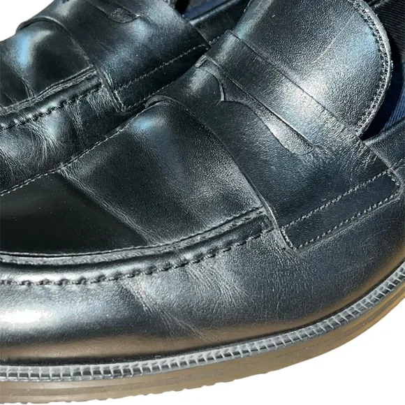 Cole Haan Men's Modern Essentials Black LeatherPenny Loafers Size 10.5 C35103