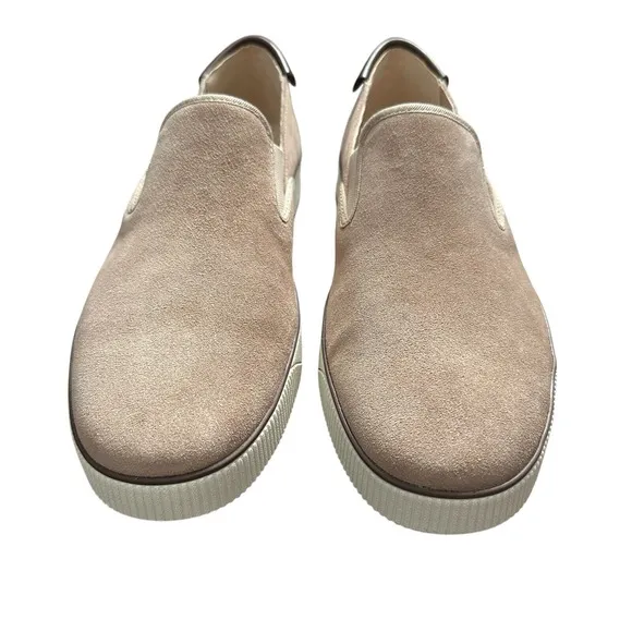 Cole Haan Men's Nantucket 2.0 Slipon Sneaker Birch Beige Suede Wool Shoes 8.5 M