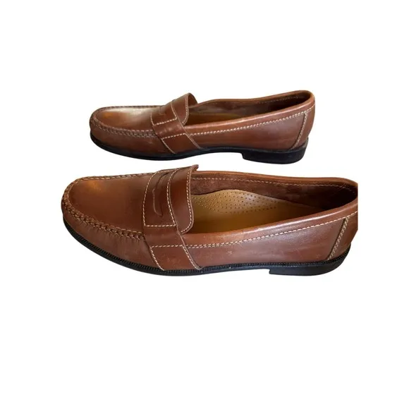 Cole Haan Mens Size 11 M Douglas Brown Leather Penny Loafer Shoes Office 01462