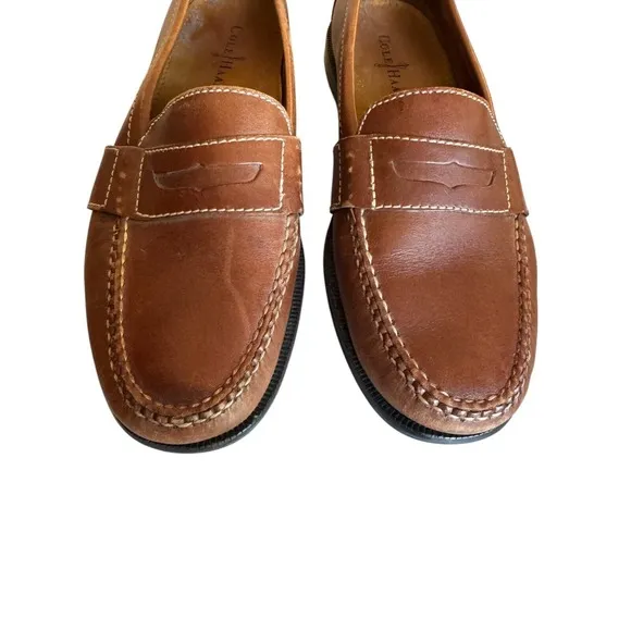 Cole Haan Mens Size 11 M Douglas Brown Leather Penny Loafer Shoes Office 01462