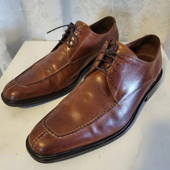 Cole Haan NikeAir Men's Slpit Toe, Oxford Dress Shoes, Size 13M, Brown