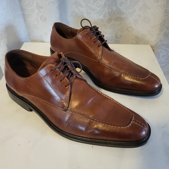 Cole Haan NikeAir Men's Slpit Toe, Oxford Dress Shoes, Size 13M, Brown