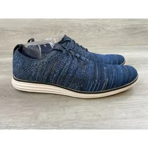 Cole Haan OriginalGrand C29902 Men's US 13M Blue Knit Athletic Sneaker Shoes