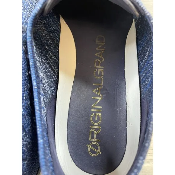 Cole Haan OriginalGrand C29902 Men's US 13M Blue Knit Athletic Sneaker Shoes