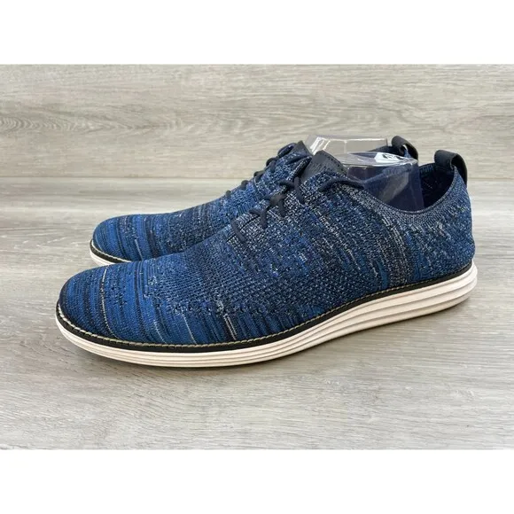 Cole Haan OriginalGrand C29902 Men's US 13M Blue Knit Athletic Sneaker Shoes