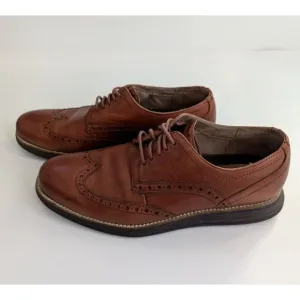 Cole Haan Øriginal Grand Wingtip Oxford Woodbury Java, Size 8 C26472