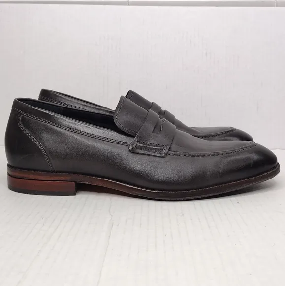 Cole Haan Warner Grand 360 Leather Penny Slip On Loafers Dress Shoes Sz 10M