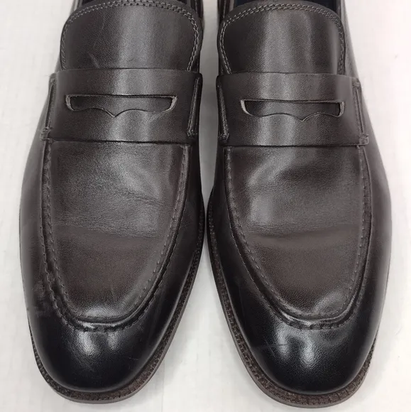 Cole Haan Warner Grand 360 Leather Penny Slip On Loafers Dress Shoes Sz 10M