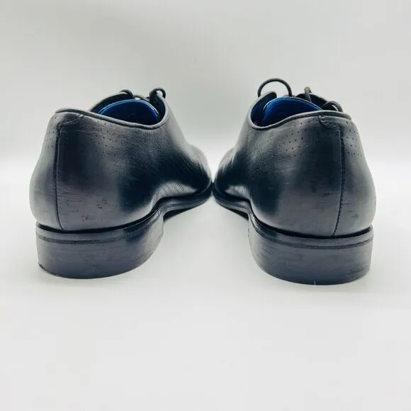 Cole Haan Wingtip Oxford Mens 8.5 Black Laser Washington Grand OS Leather Shoes