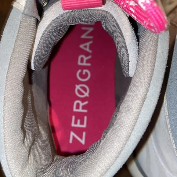 Cole Haan Zero Grand Pink and Gray hiking Boots with Athletic size 9.5