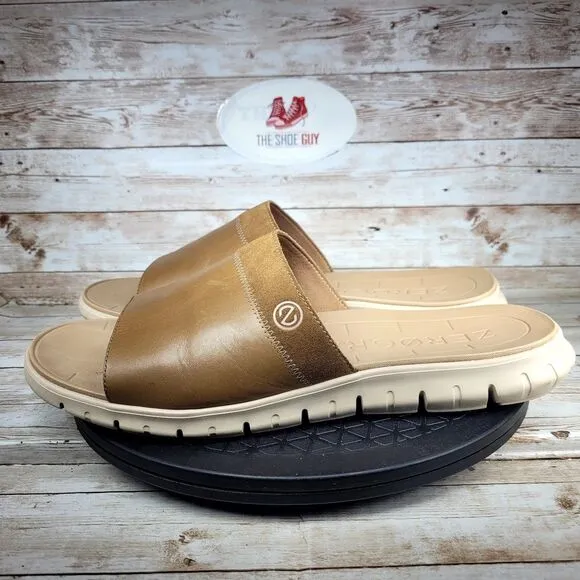 Cole Hann Men's Size 13M Zerogrand Lx Brown Open Toe Sandals