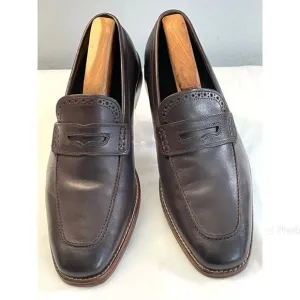 Cole Haan Grand OS Penny Loafers Brown Leather Men’s Shoes Size 10’M. Slip On