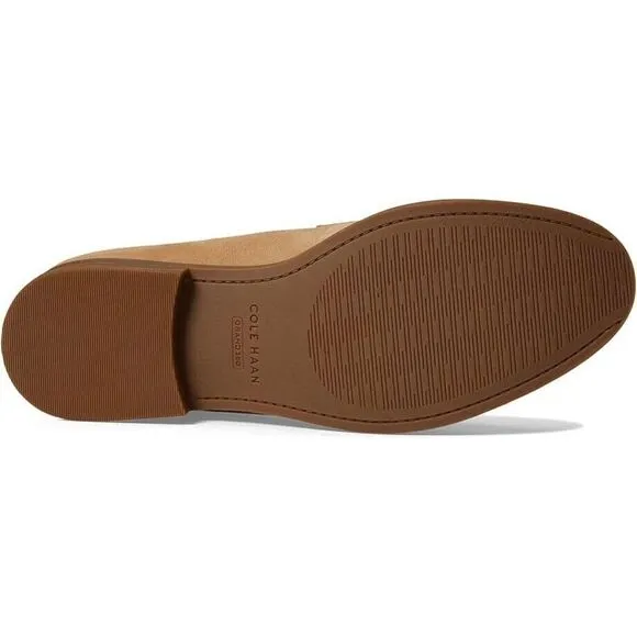 Cole Haan Stassi W28191 Women's US 8.5 Brown Suede Penny Loafer Shoes ZPO360