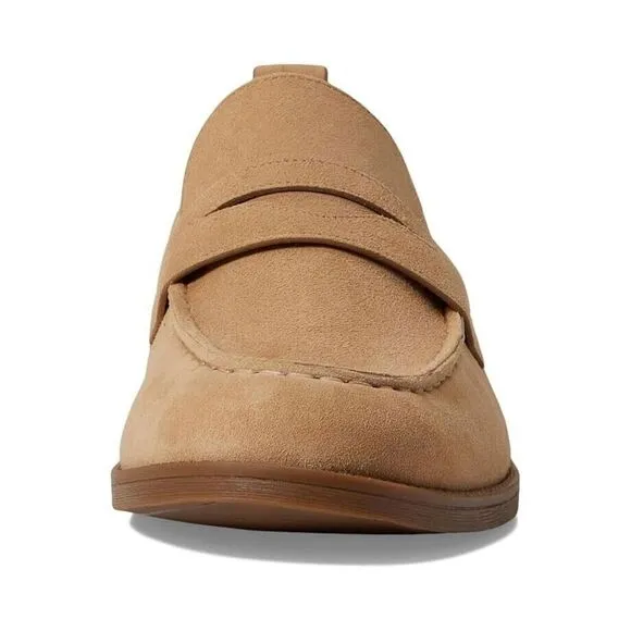 Cole Haan Stassi W28191 Women's US 8.5 Brown Suede Penny Loafer Shoes ZPO360