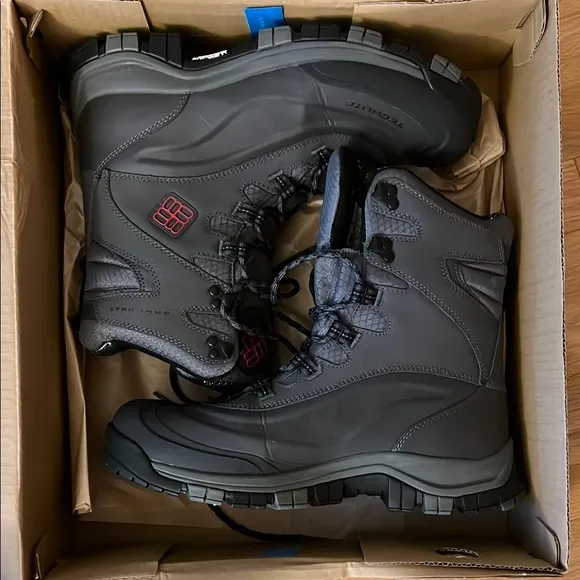 Columbia Men's Gray Bugaboot Plus Omni-Heat Michelin Like new 11