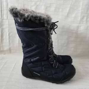 Columbia Womens Minx III Black Winter Tall Midcalf Boots BL5964-010 Size 7