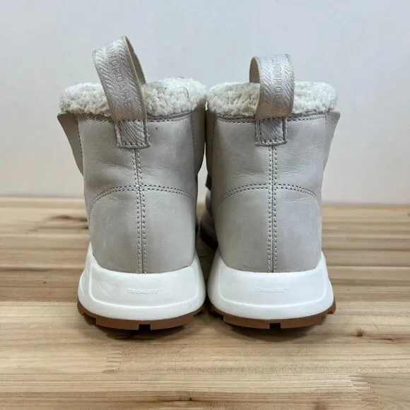 Columbia Landroamer Cozy winter boots womens 9 beige tan Leather NEW