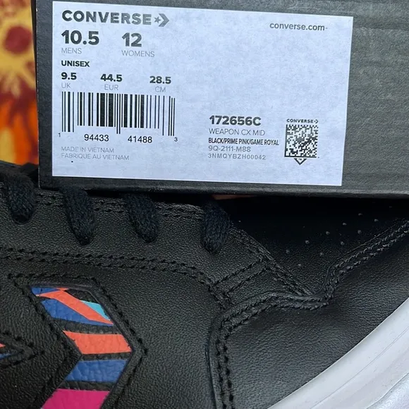 Converse 172656CWEAPON CX MIDBLACK/PRIME PINK/GAME ROYALMen’s sneakers