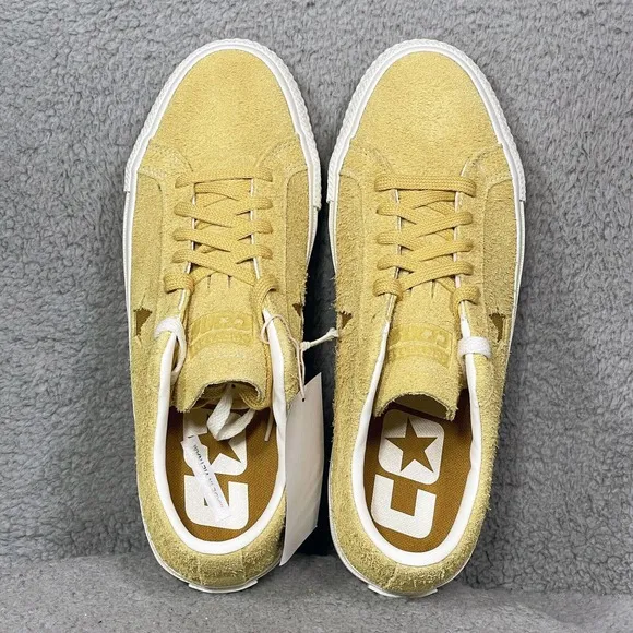 Converse One Star Pro Ox Mens Size 8.5 Sneakers Shoes Trailhead Gold Suede