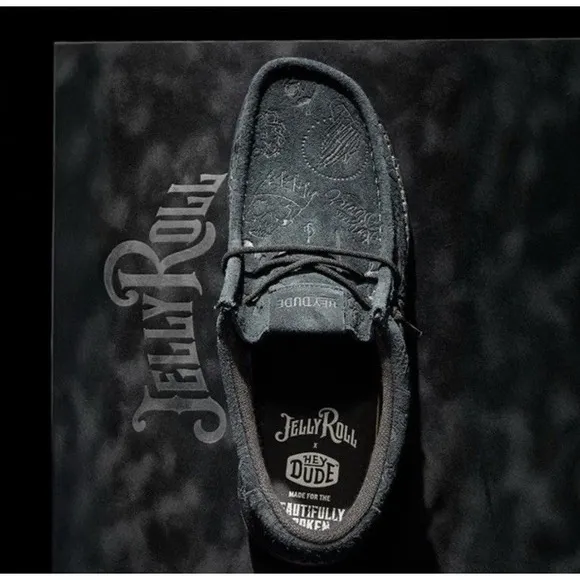COPY - Hey Dude X Jelly Roll Wally Mens Size 8M Brand New In Hand.