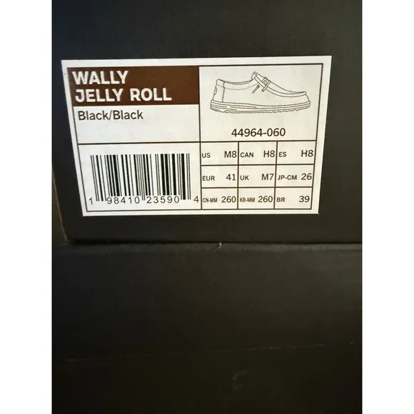 COPY - Hey Dude X Jelly Roll Wally Mens Size 8M Brand New In Hand.