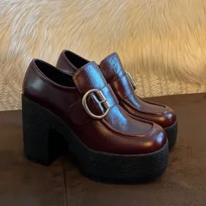 COPY - Jeffrey Campbell offset shoes in brown
