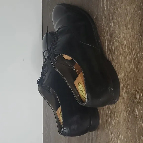 Cordwainer Wright Black Leather Wingtip Oxford Shoes Men's‎ Size 13D