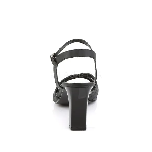 Criss Cross Open Toe High Heel Shoes