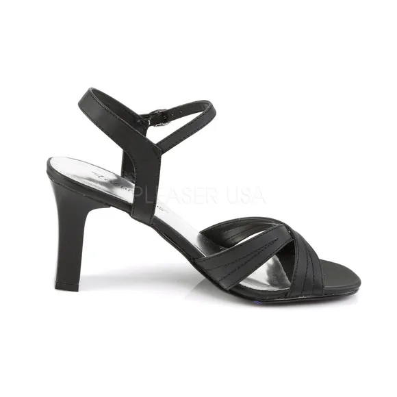 Criss Cross Open Toe High Heel Shoes